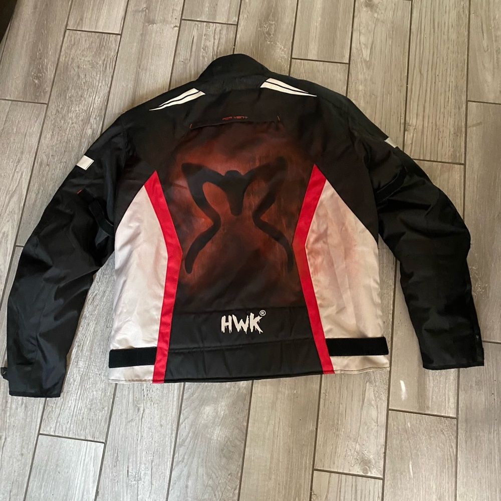 HWK Men's Black and Red Performance Jacket - Picture 2 of 4